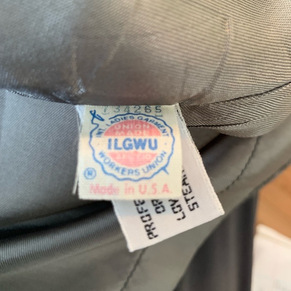 Womens Vintage Union Made Gray Wool Skirt by The Villager - Picture 10 of 10